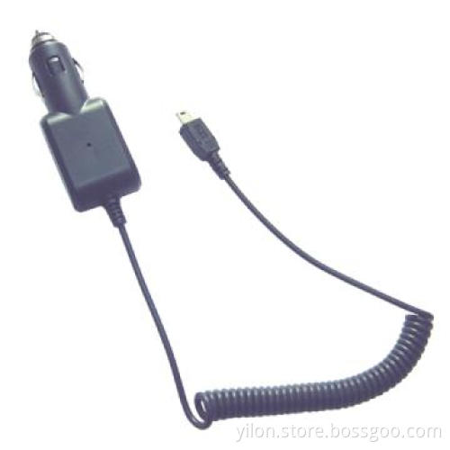 Car Charger with Spring Cable